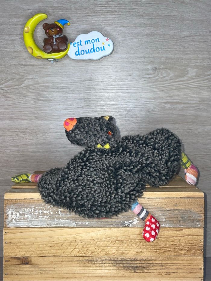 EBU06 doudou loup 🐺 chaperon rouge Ebulobo - photo numéro 2