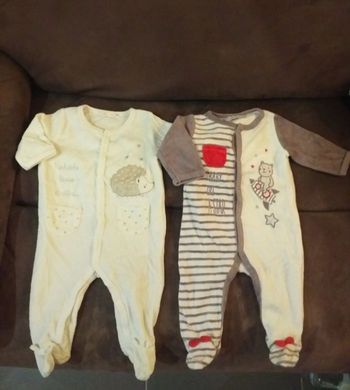 Lot de 2 pyjamas Gémo