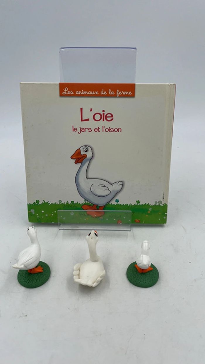 Livre les animaux de la ferme Altaya l’oie + figurines - photo numéro 3
