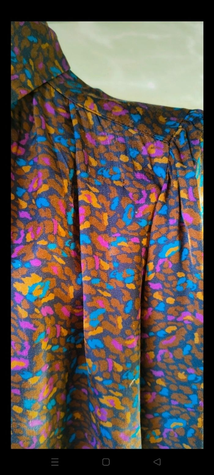 Chemise manches longues motifs léopard - photo numéro 4