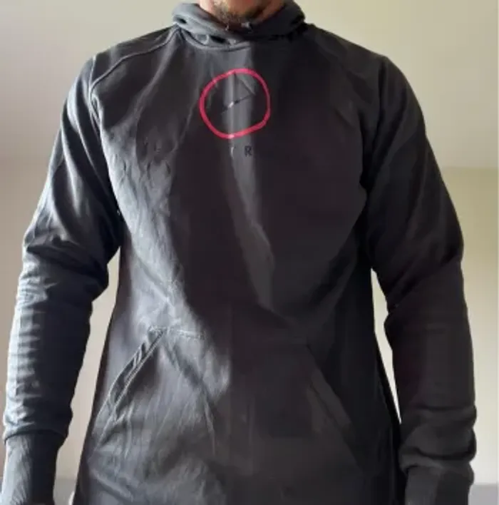 Sweat à Capuche Nike - Gris - Taille L - Très Bon État