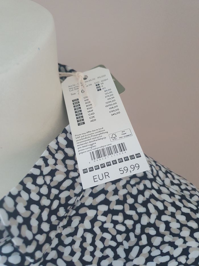 Très jolie robe à motifs Tom Tailor 🖤 - photo numéro 6