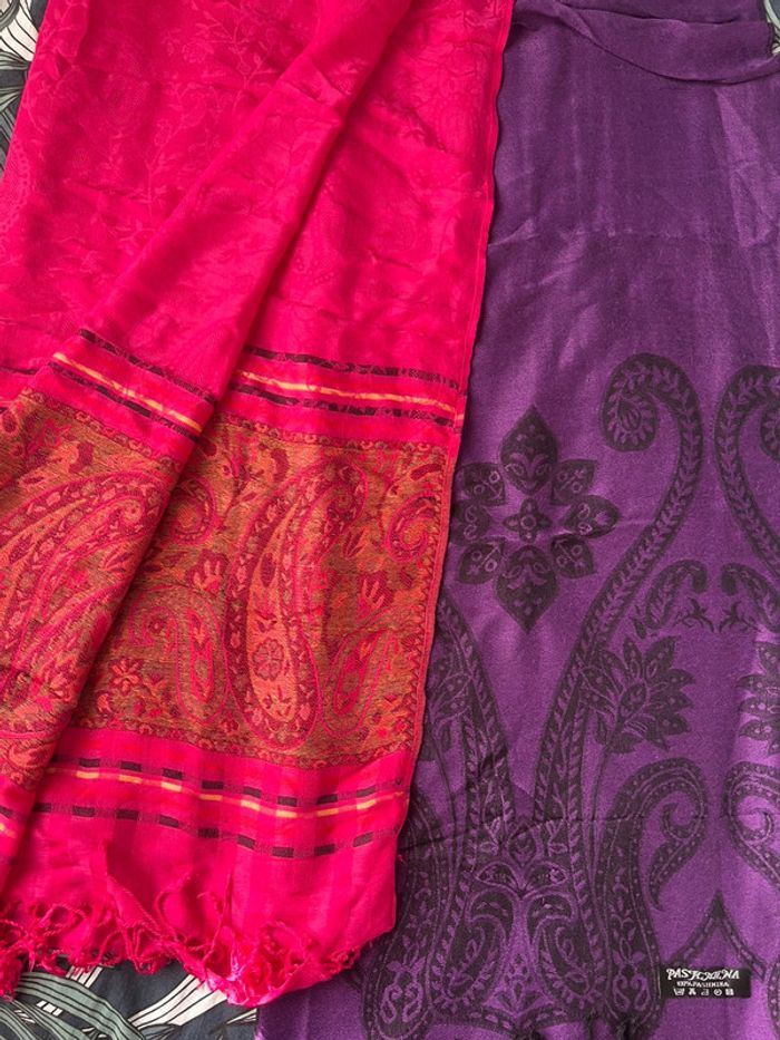 Lot de 2 écharpes châles pashmina