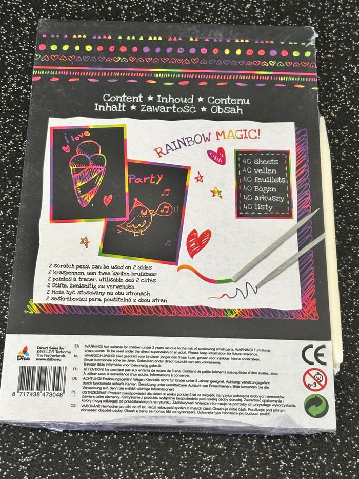 Rainbow magic - 40 cartes à gratter - photo numéro 2