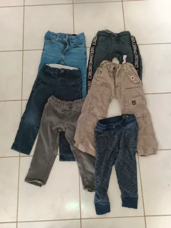 Lot de 6 pantalons hiver 3 ans