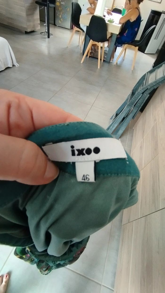 Robe verte avec motifs ixoo taille 46 femme - photo numéro 17