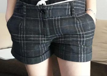 Mini short à carreaux Mim taille 36