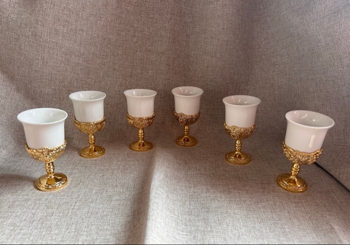 🌟 Lot de 6 Coquetiers d'Exception - Style Baroque & Chic 🌟 - photo numéro 6