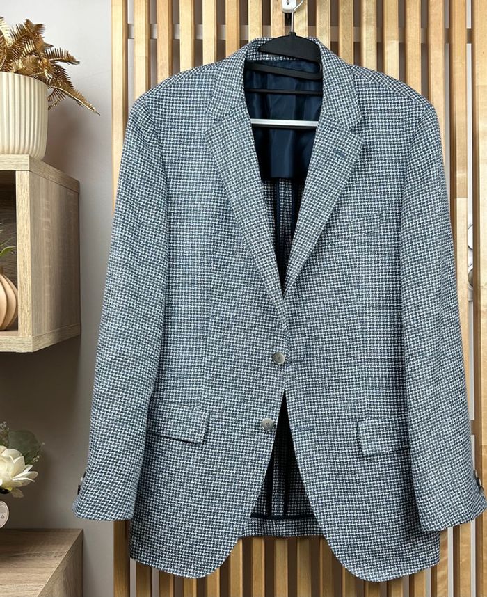 Blazer Boss Tailored – Lin, Laine et Soie, Regular, Taille 50 FR