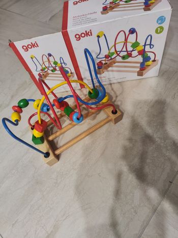 Circuit de billes en bois