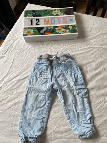 pantalon coton doublé