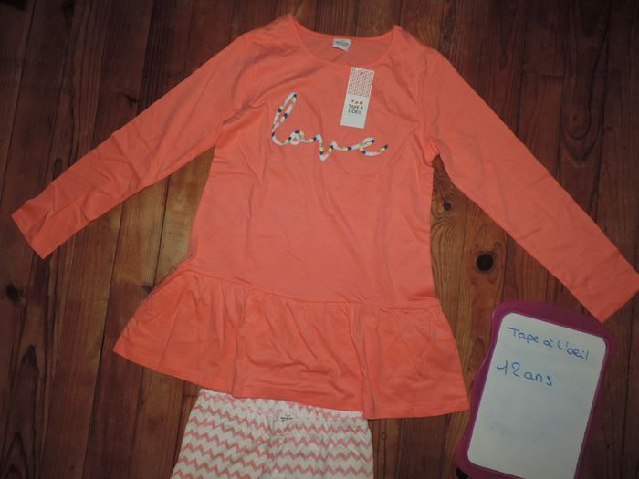 pyjama tape  à l'oeil taille 12 ans neuf - photo numéro 2
