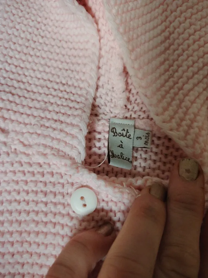 Gilet rose - photo numéro 2