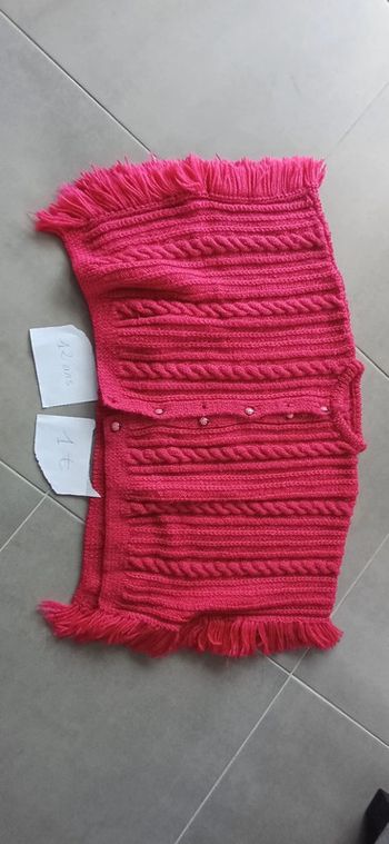 Gilet type laine 12 ans