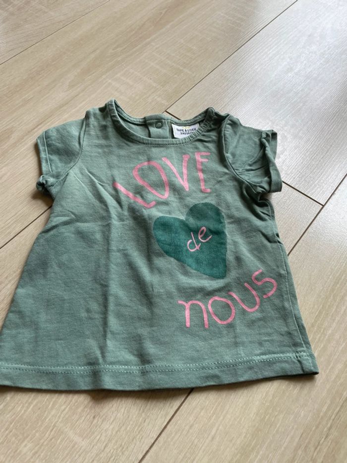 T-shirt tape à l’œil 3 mois