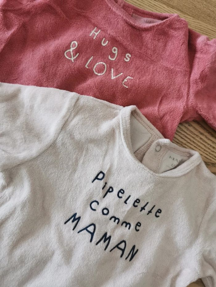 Lot de 2 pyjama 6 mois - photo numéro 2