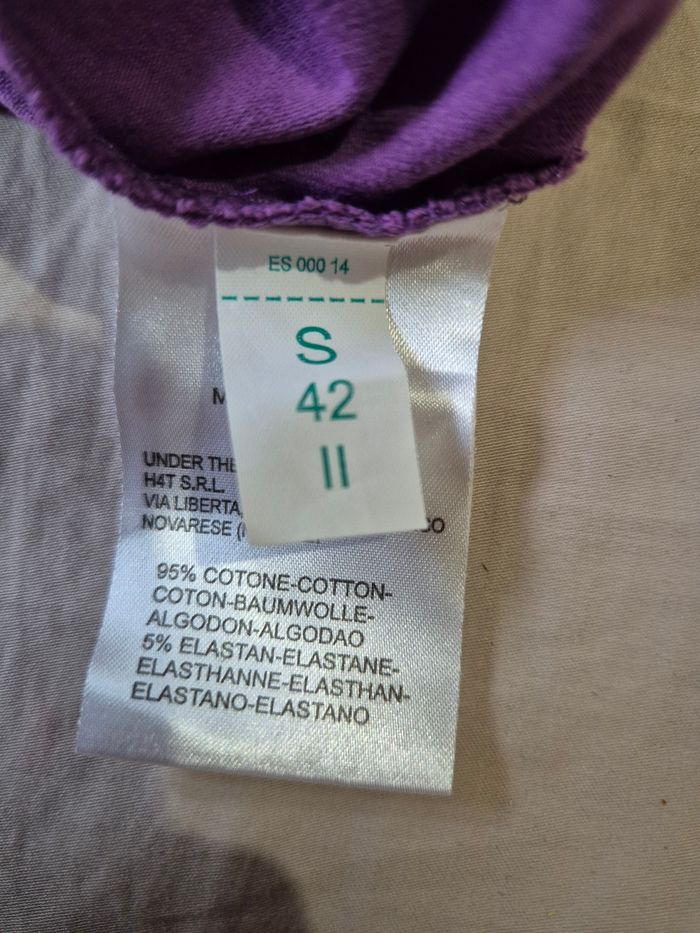 Tee-shirt violet Sergio Tacchini - photo numéro 6