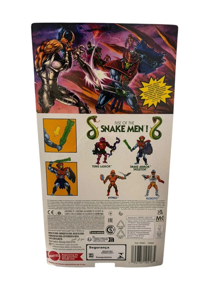 Figurine Masters Of The Universe Snake Armor Skeletor 15 cm Mattel neuf - photo numéro 2