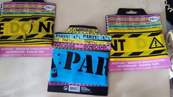 zone de bande ruban  party fete