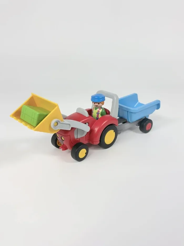 Playmobil 1.2.3 Fermier avec tracteur - photo numéro 3