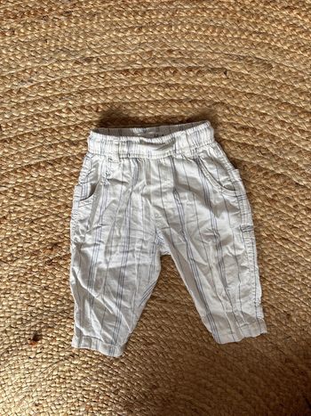 Pantalon Lin - Zara - 12-18 mois