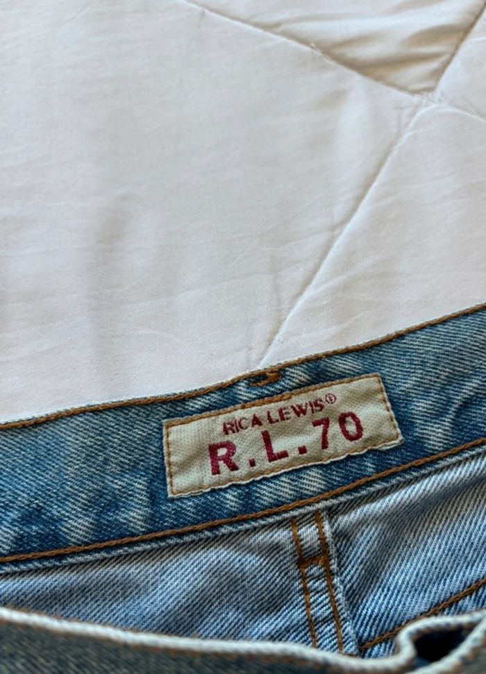 Jean vintage Rica Lewis RL70 relaxed fit droit – bleu clair – taille 50/2XL – 90s homme - photo numéro 9