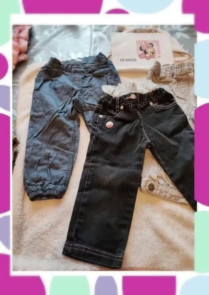 Lot de 4 pantalons 18 mois
