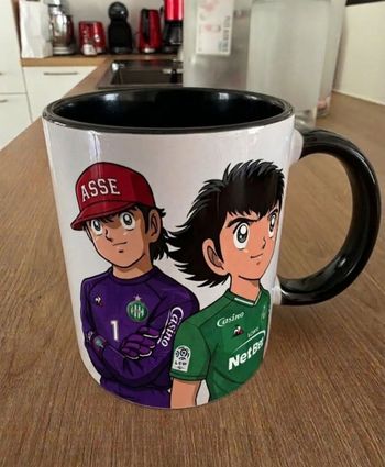Tasse mug AS Saint Etienne Olive et tom neuf