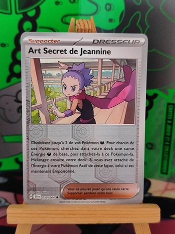 Art secret de jeannine reverse 59/64 Fable Nébuleuse