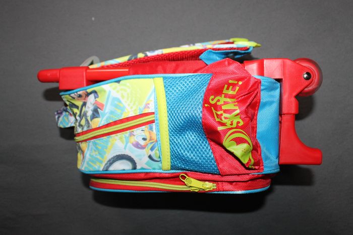 beau cartable à roulettes mickey multicolore - photo numéro 6