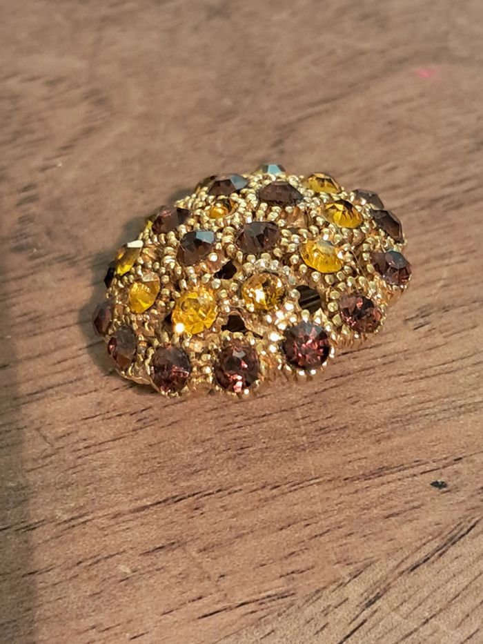 Broche vintage dome - photo numéro 2