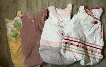 Lot 4 gigoteuses 0-6 mois