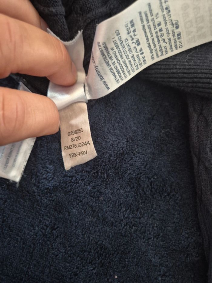 Pull torsadé Tommy Hilfiger Taille XS - photo numéro 6