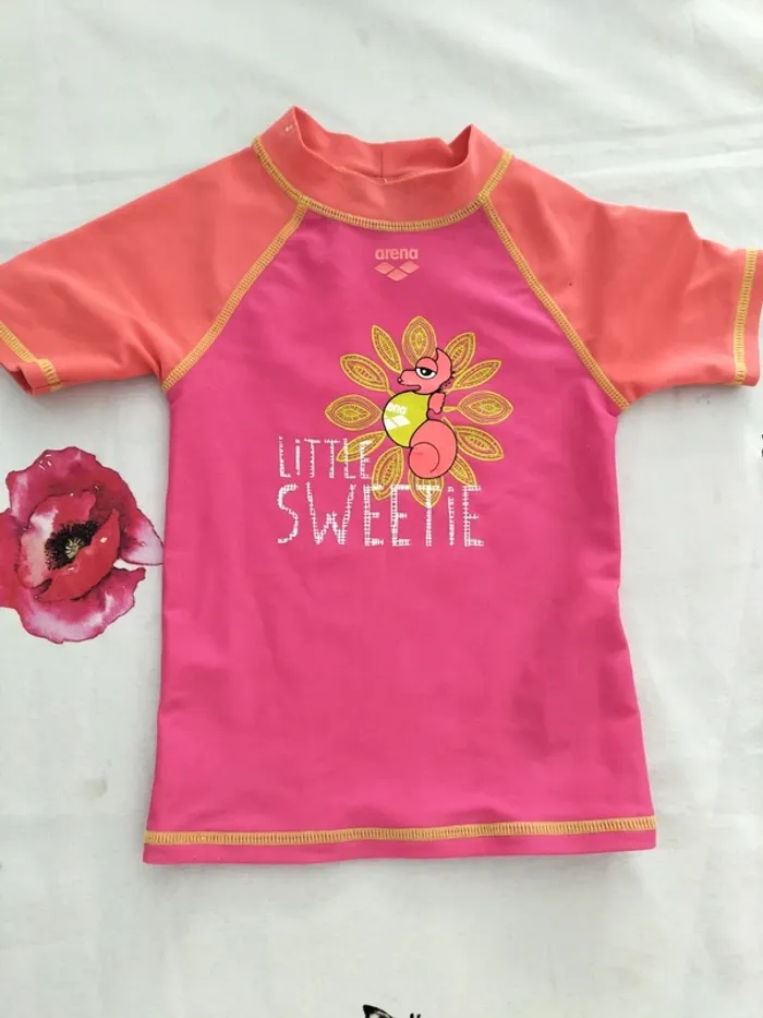 Tee-shirt de bain,bébé fille-9/12mois
