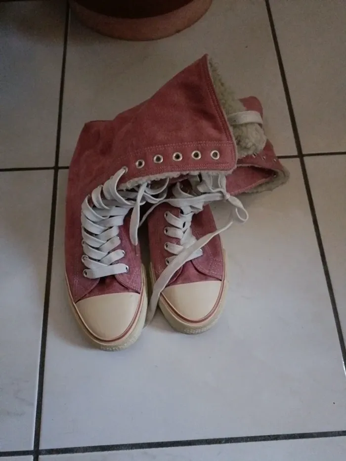 Chaussures montantes 38 chaude rose américan river - photo numéro 2
