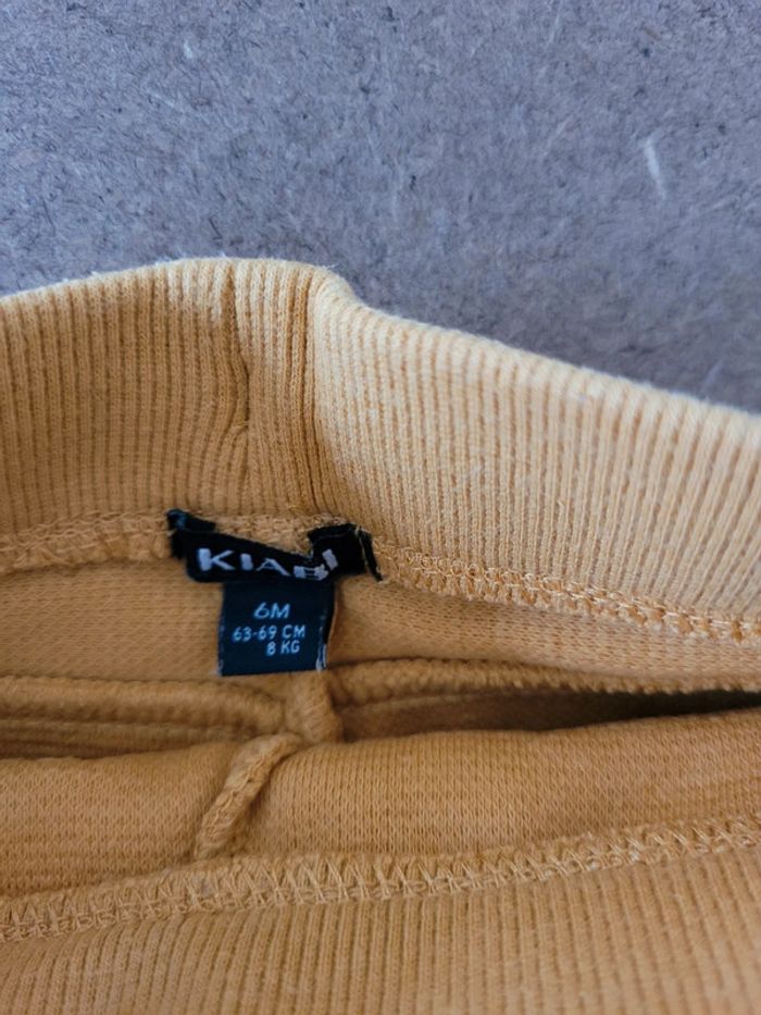Short garçon 6mois moutarde kiabi - photo numéro 3