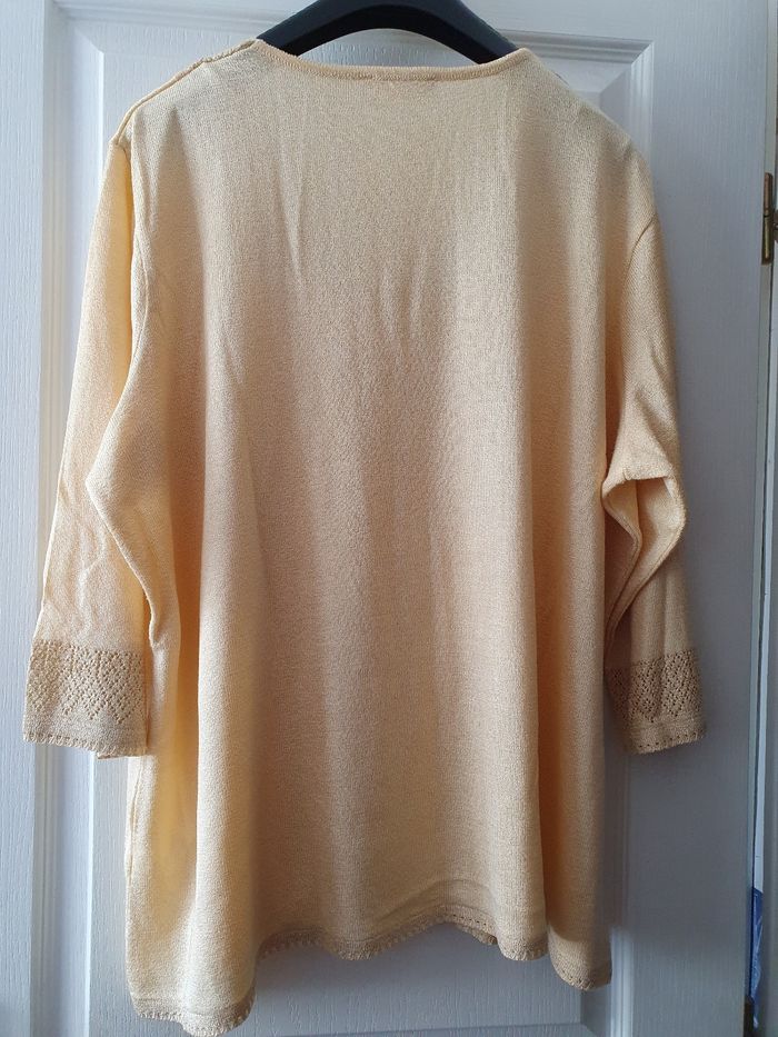 Pull  fin doré manches 3/4 DAXON taille 58 - photo numéro 7