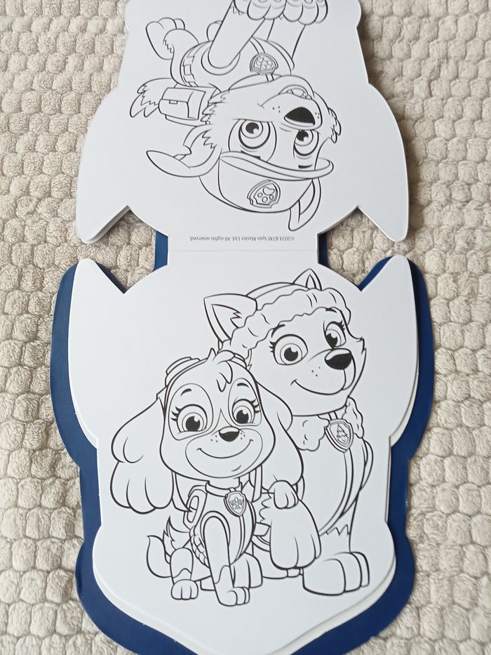 Pochette de 24 feuilles a colorier  Paw patrol - photo numéro 4
