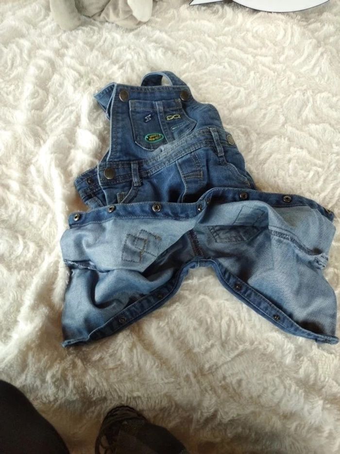 Salopette jeans Garçon 6 mois Gémo - photo numéro 16
