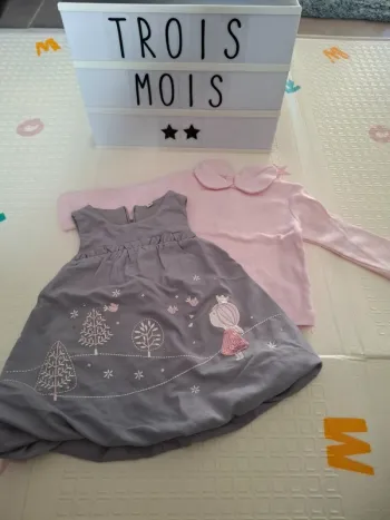 Ensemble robe 3 mois