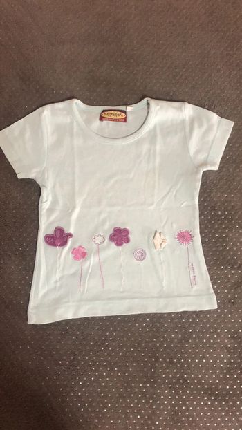 T-shirt manches courtes fille 5 ans