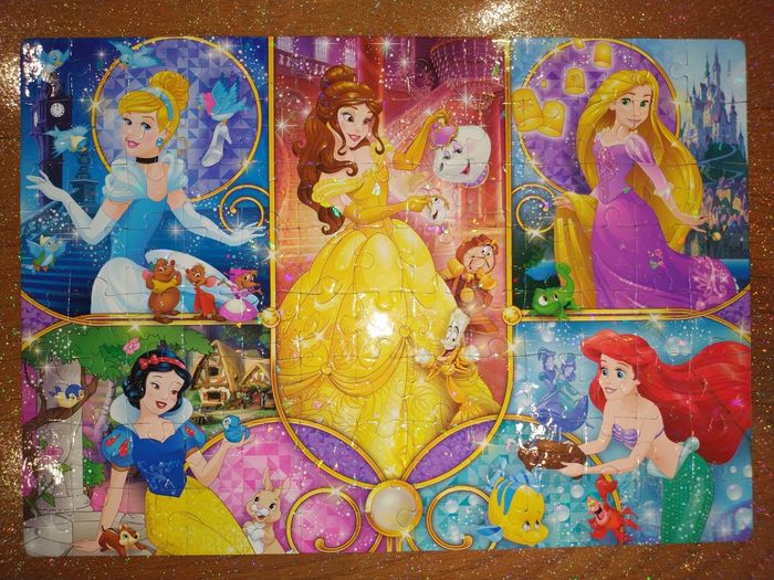 Puzzle brillant princesses 6+ 104 pièces - photo numéro 2