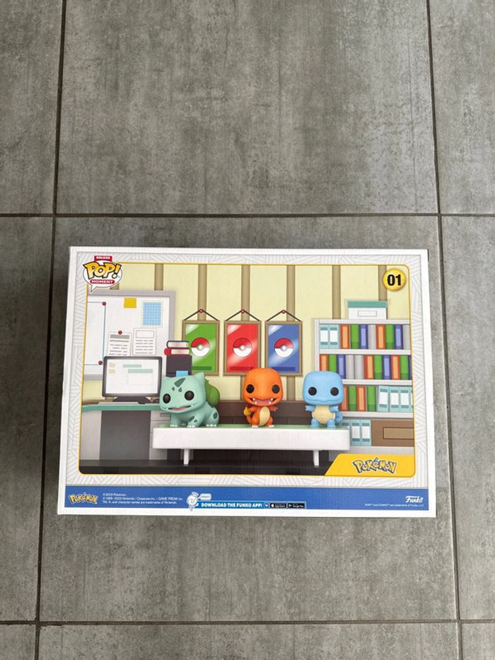 Figurine Funko Pop Deluxe Moment Pokémon Bulbasaur Charmander Squirtle 01 - photo numéro 5