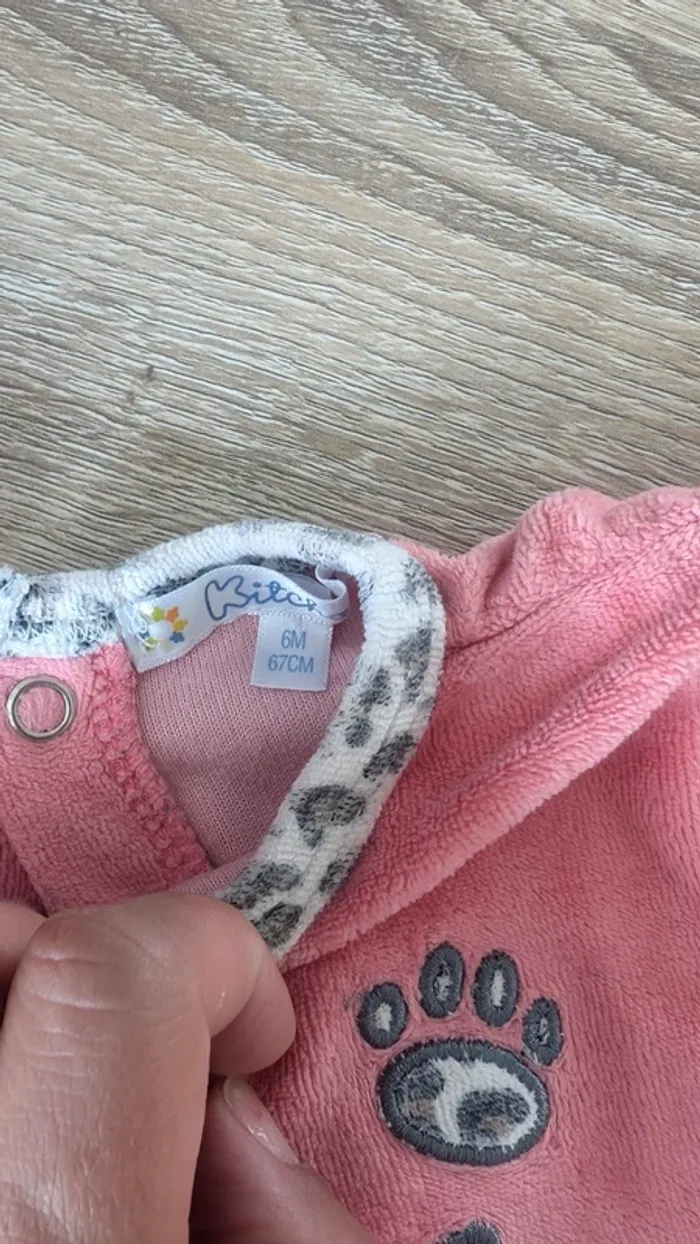 Pyjama fille 6 mois - photo numéro 2