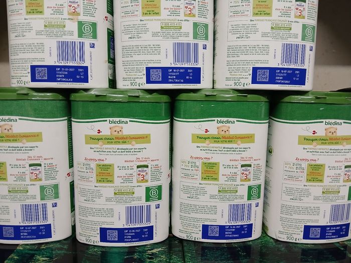Lot de 7 pots Blédilait Croissance (Blédina) – 3ème âge (1 à 3 ans) – 900 g – Neufs/scellés 🍼 - photo numéro 3