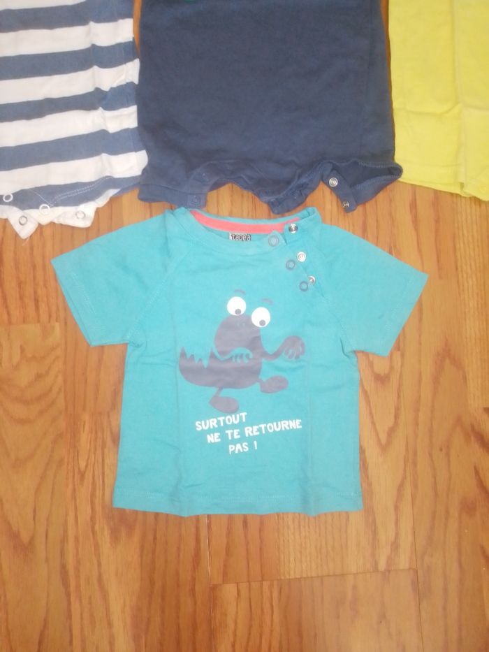 Lot 6 mois combishorts et tee shirt Disney, TAO - photo numéro 4