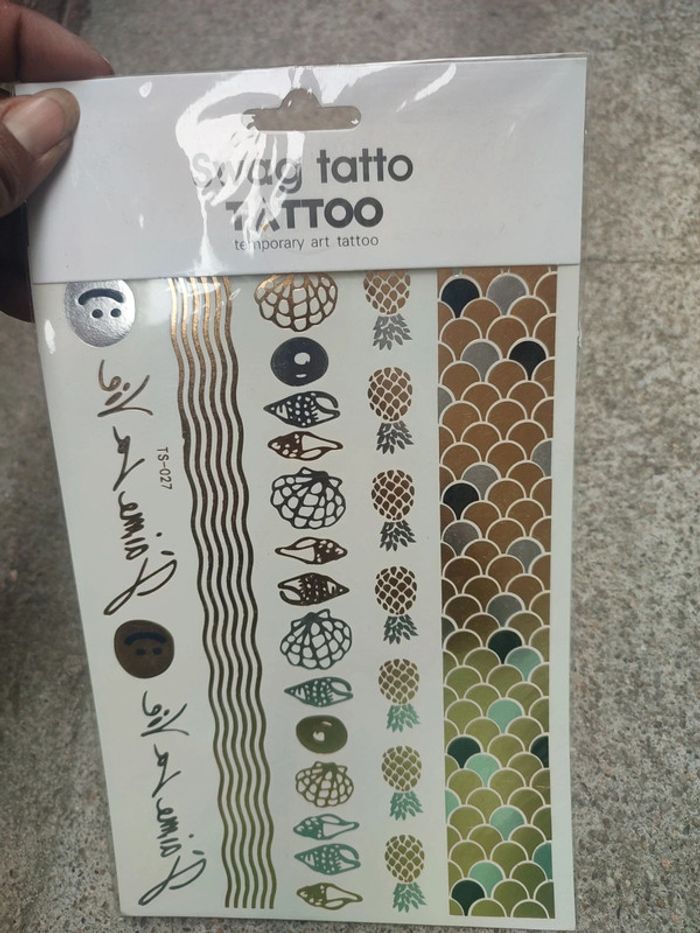 Tatouage plaquette temporaire - photo numéro 4