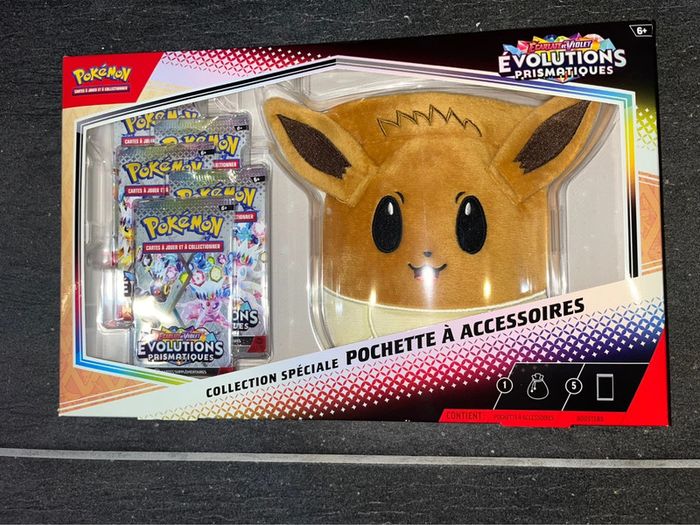 [NEUF] Coffret Pochette accessoires Pokémon EV8.5 évolutions prismatiques