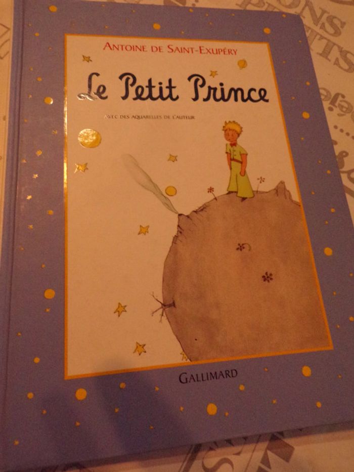 Livre Antoine de Saint-Exupéry Le Petit Prince Gallimard
