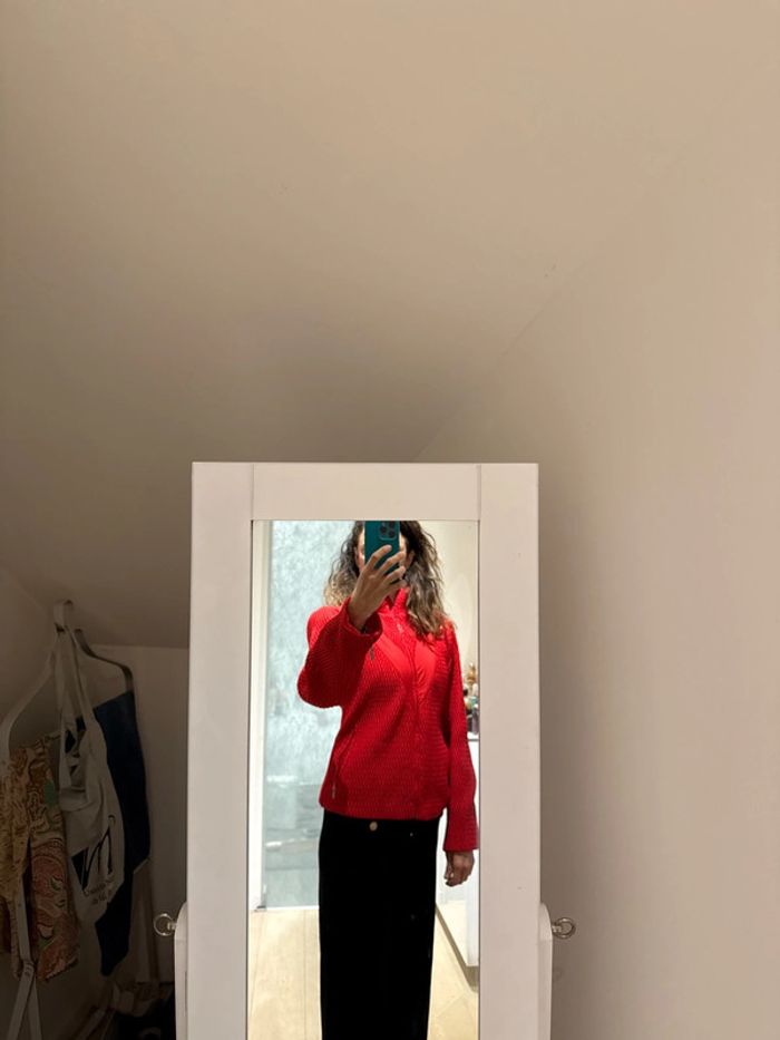 Blouson mango rouge taille L vintage dressing - photo numéro 7